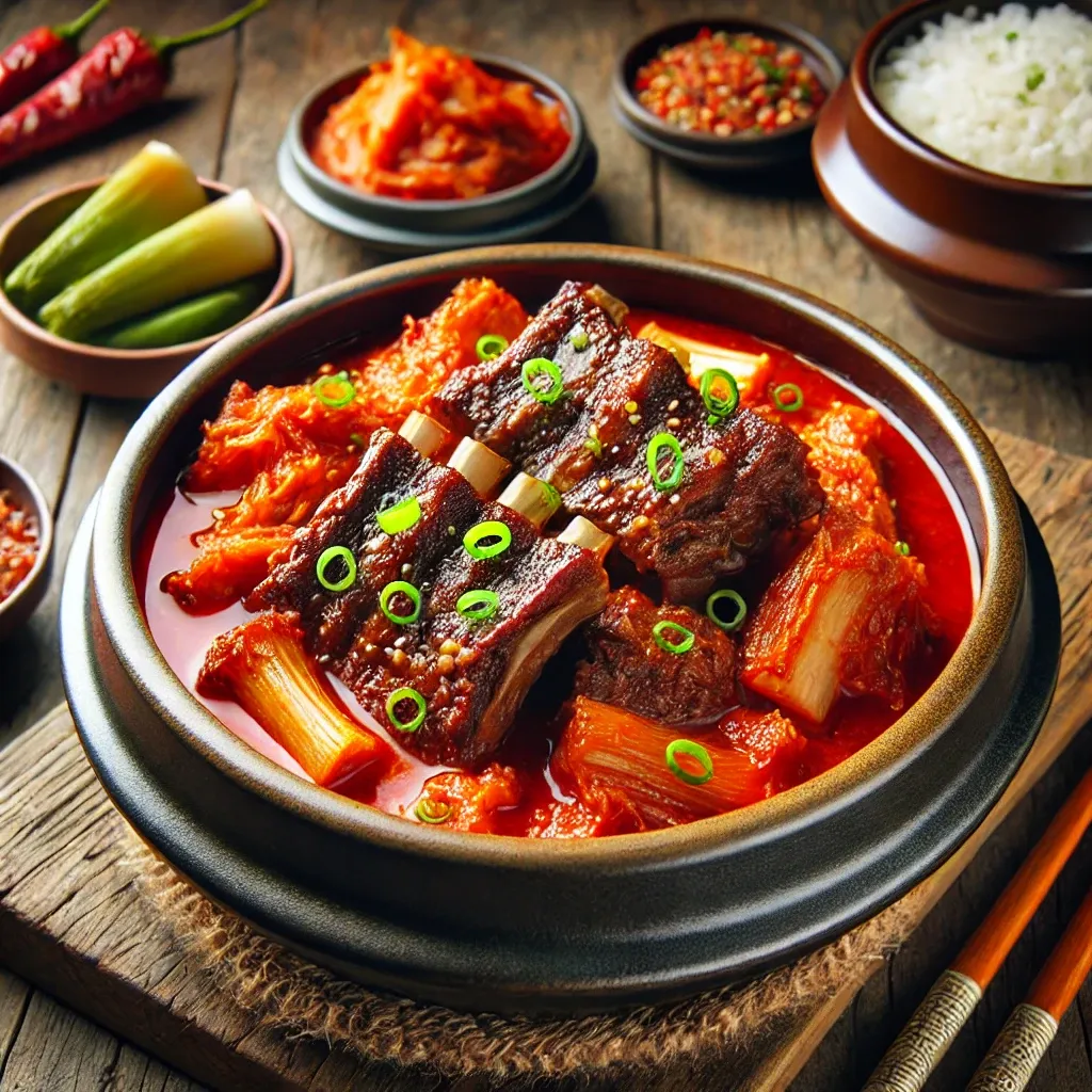 la갈비 김치찜