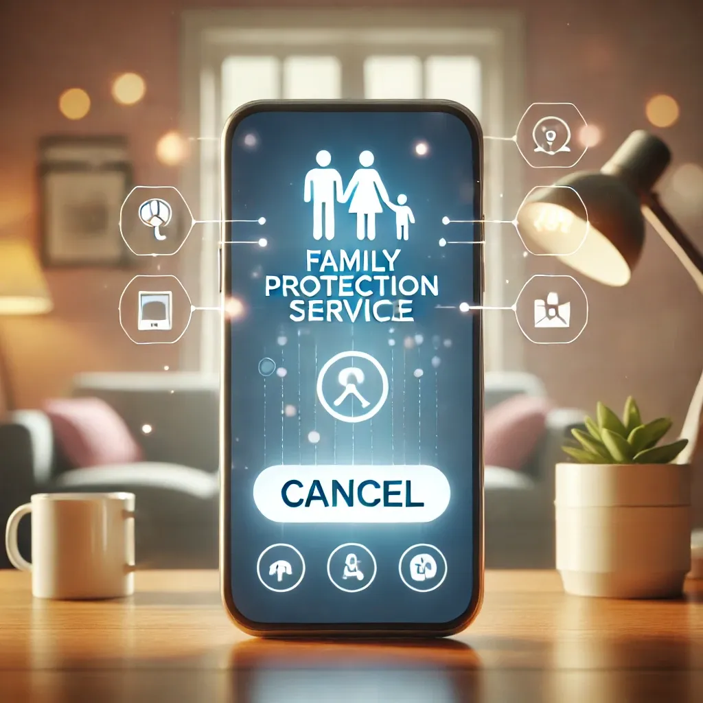 휴대폰 가족보호 해지