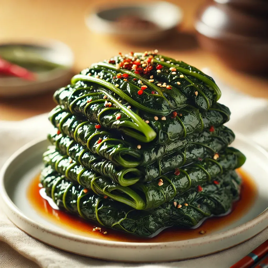 간단 밑반찬 전자레인지 깻잎찜