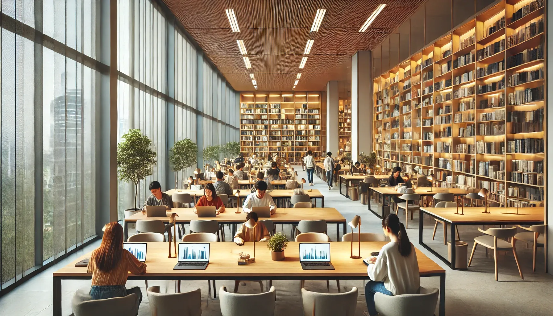서울 도서관 노트북