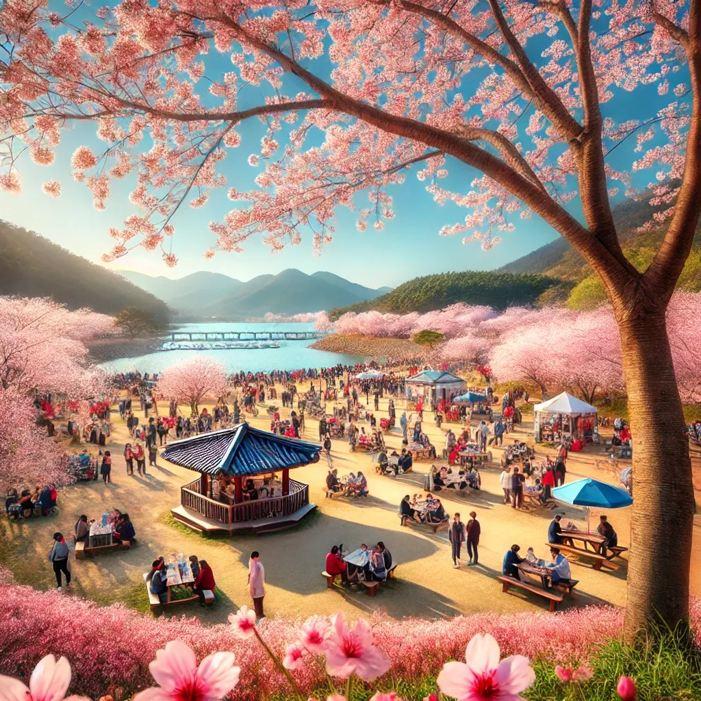 강릉 벚꽃 축제 경포피크닉