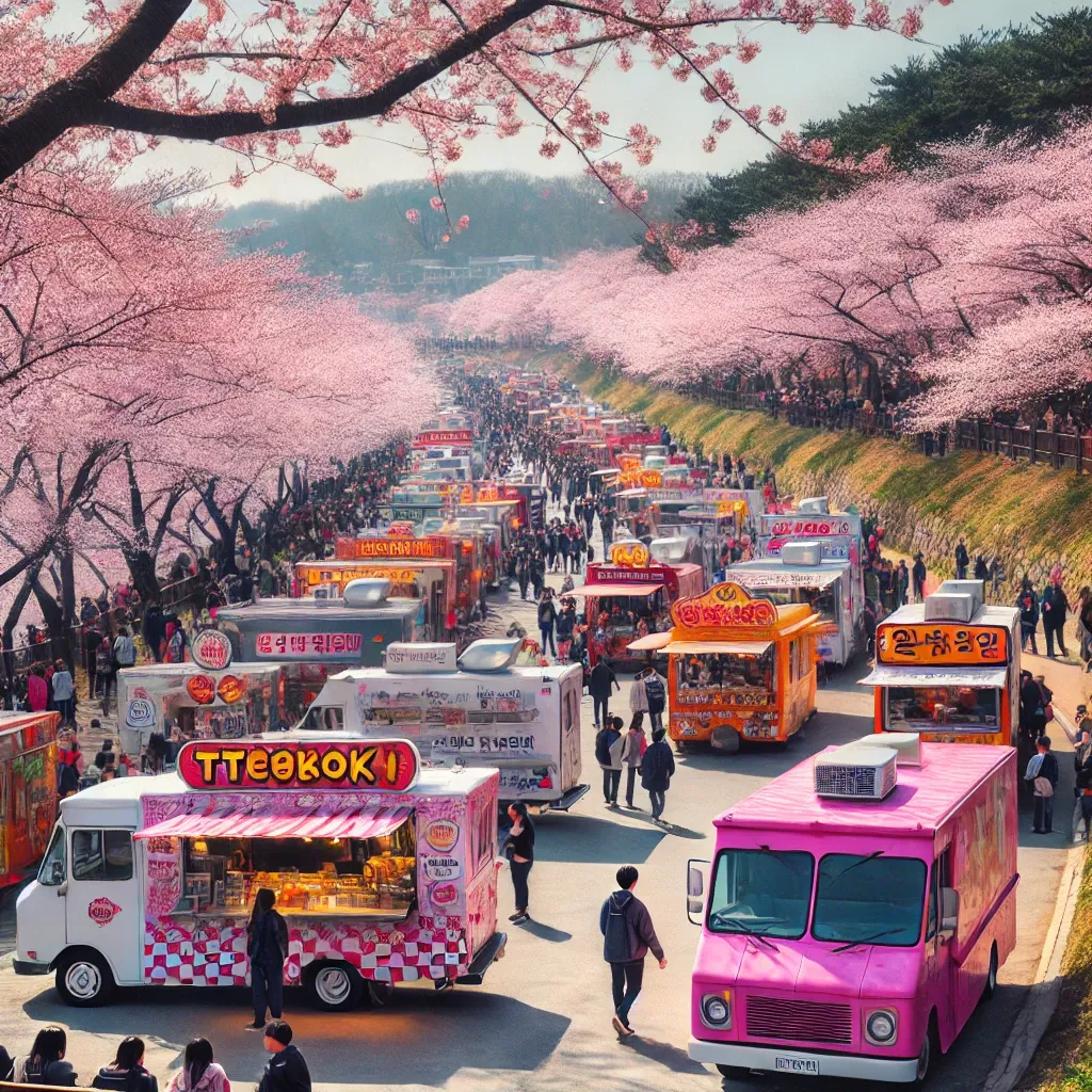 화개장터 벚꽃축제 푸드트럭