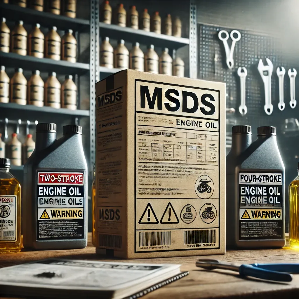 엔진오일 msds