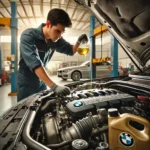 엔진오일 누유 수리비 bmw