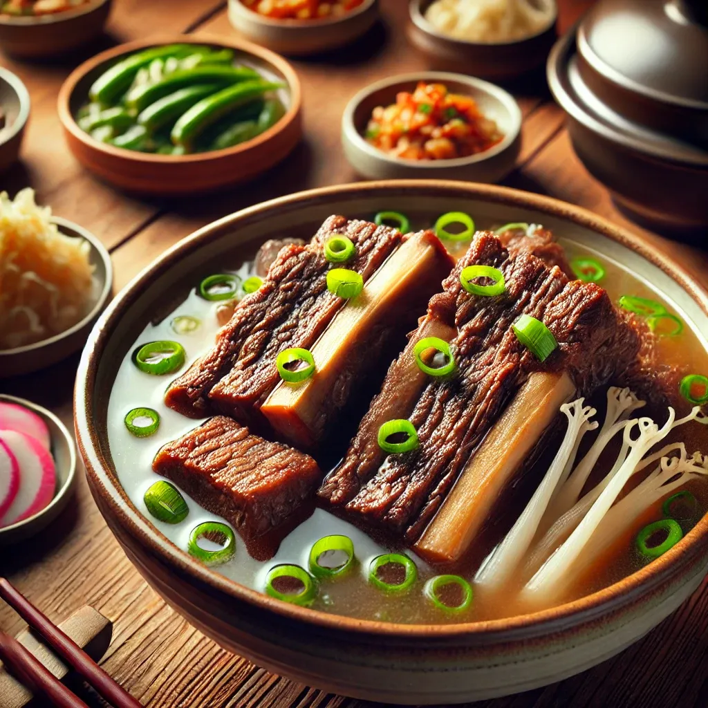 압력솥 갈비탕