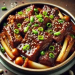 부드러운 전기압력솥 갈비찜
