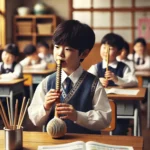 초등학생 단소