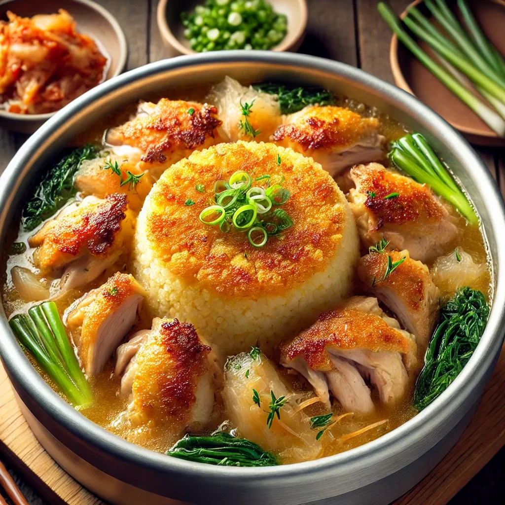 압력솥 누룽지 백숙 만들기!