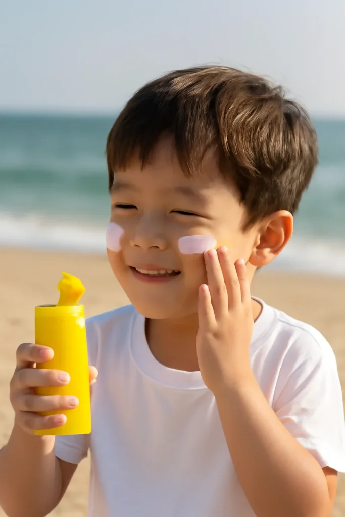 초등학생 선크림 세안제