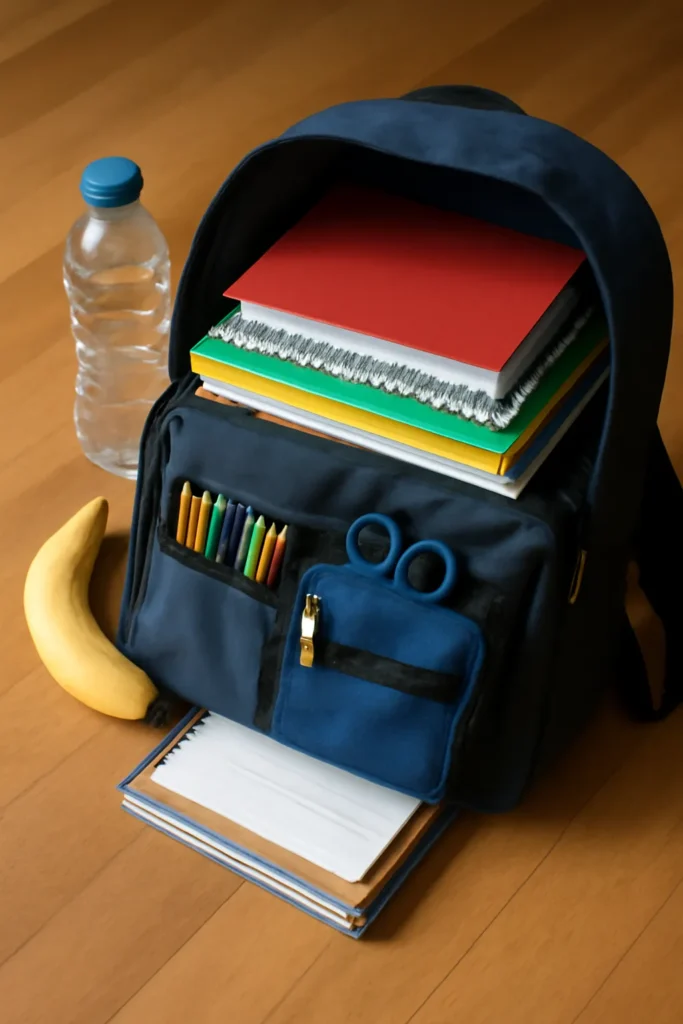 초등학생 가방정리 방법