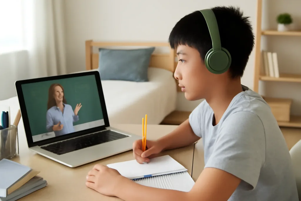 중학생 온라인 강의