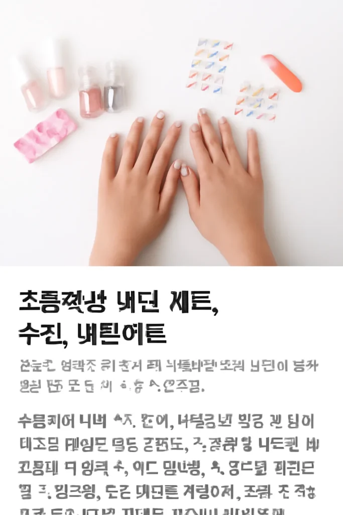 초등학생 네일 세트
