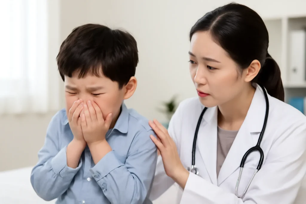 초등학생 독감 증상