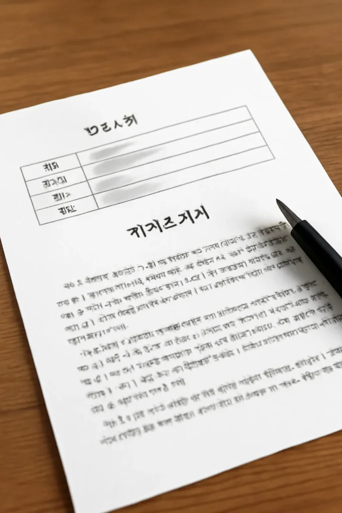 고등학생 자기소개서 샘플