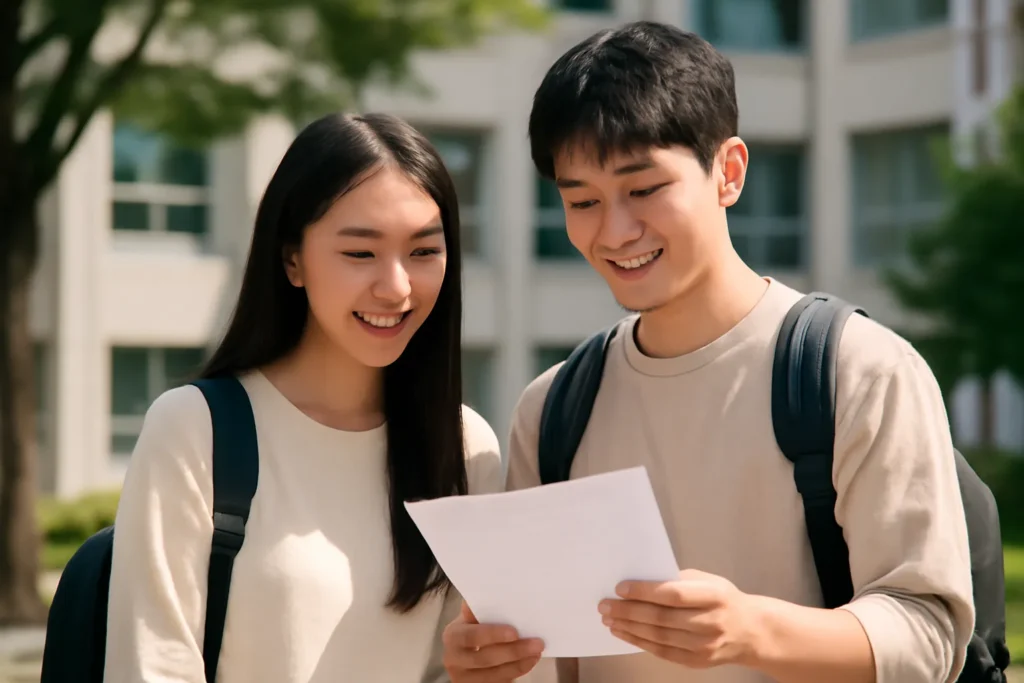 대학생 2명 국가장학금 소득분위
