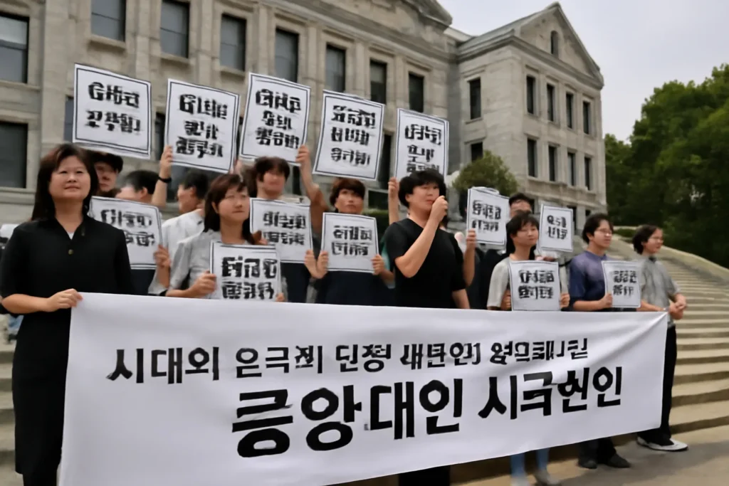 대학생 시국선언 중앙대