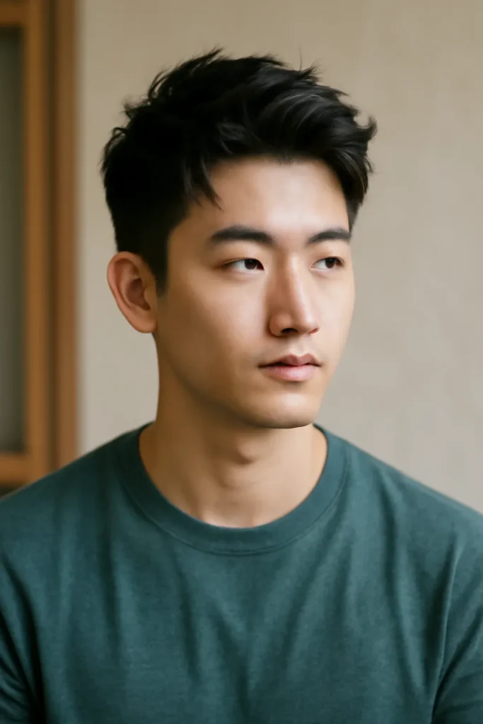 남자 대학생 머리