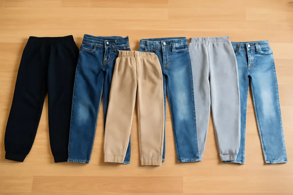 초등학생 바지 사이즈