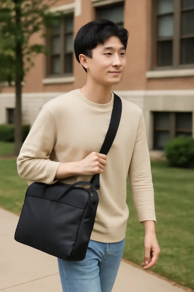 대학생 크로스백 노트북
