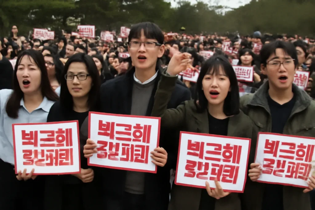 대학생 탄핵 시국선언