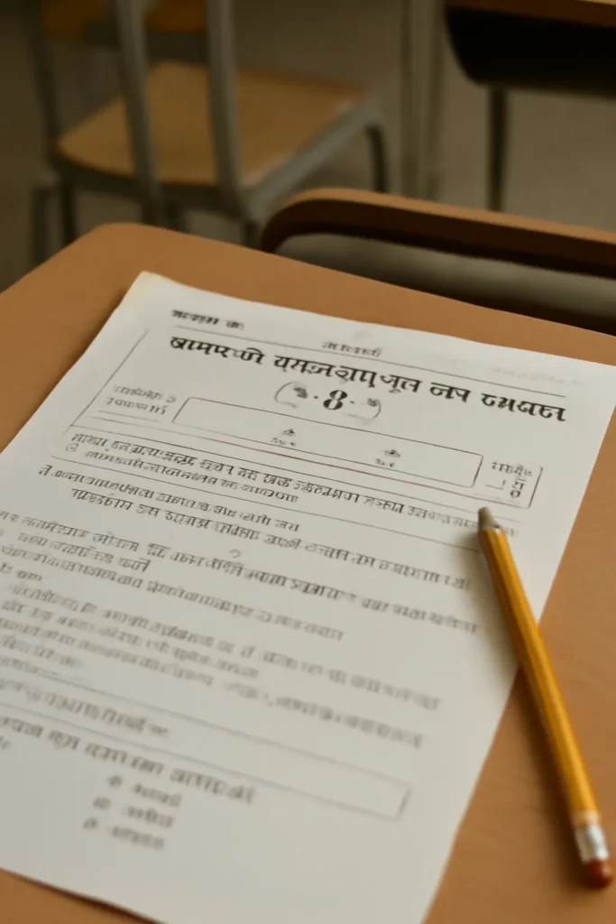 고등학생 모의고사 시험지