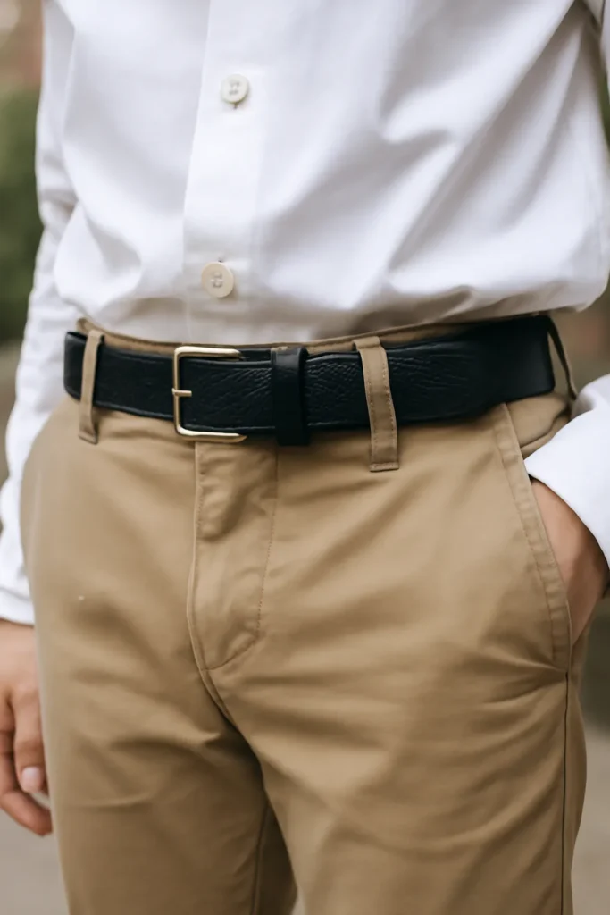 고등학생 바지 벨트