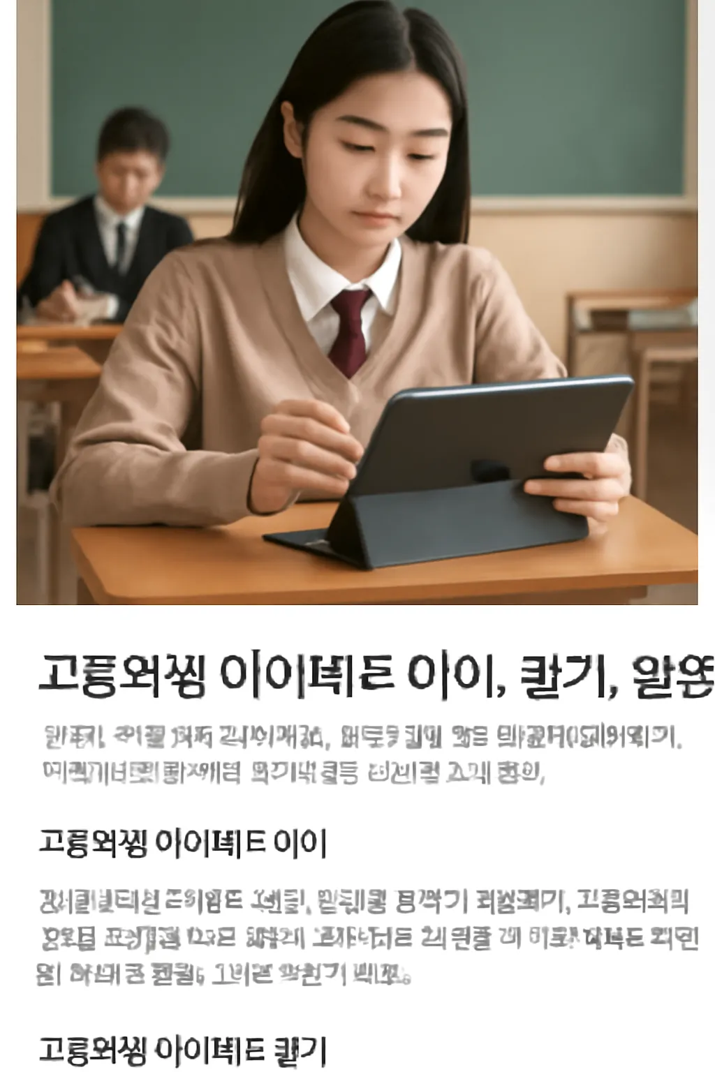 고등학생 아이패드 에어