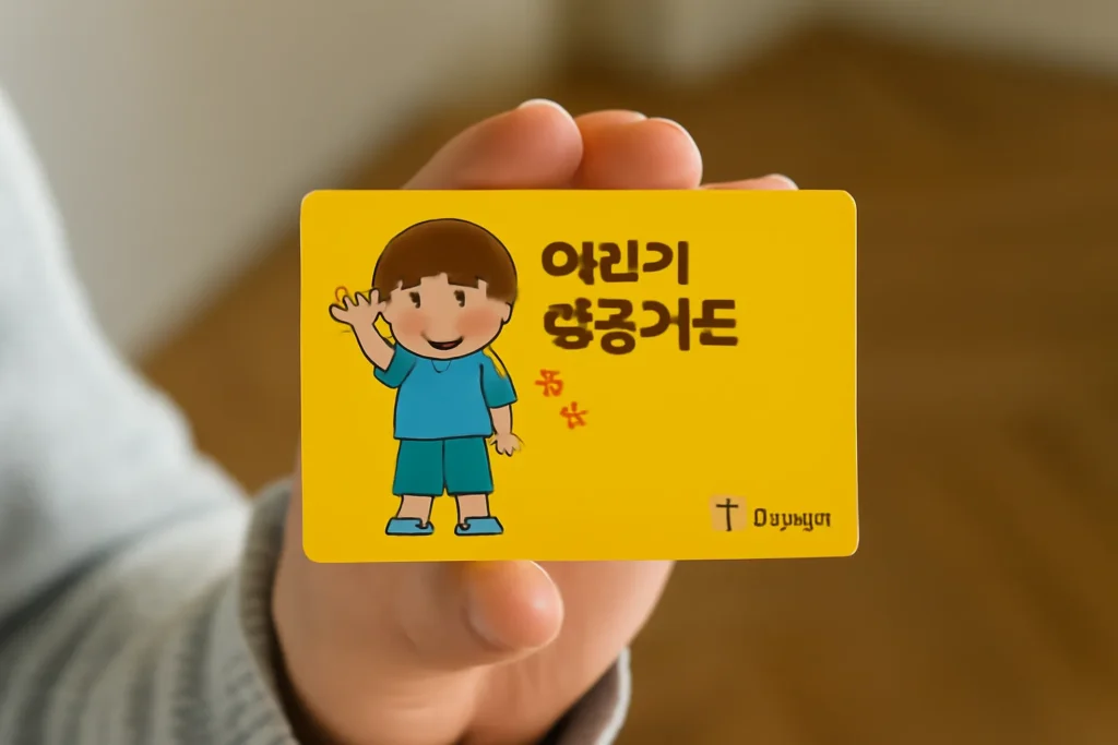 초등학생 용돈카드 티머니