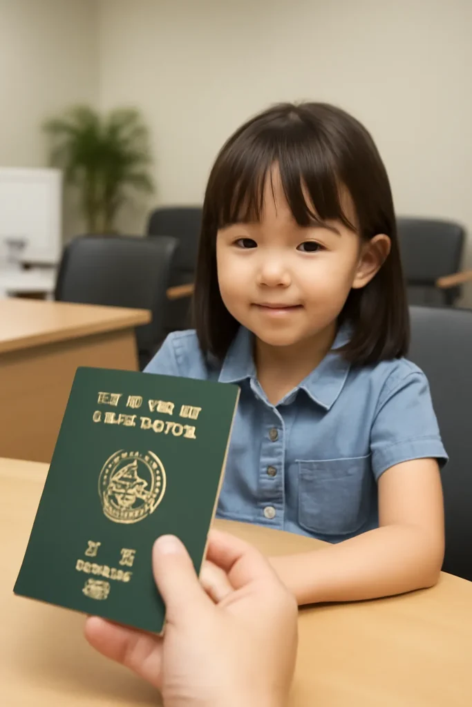 초등학생 여권발급