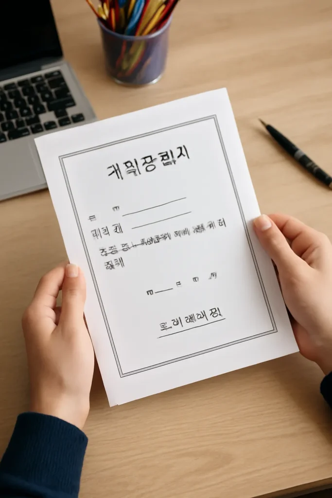 초등학생 재학증명서 발급 방법