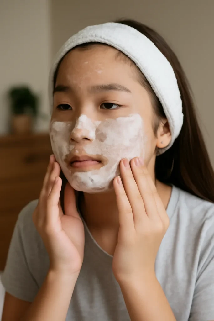 초등학생 좁쌀여드름 팩