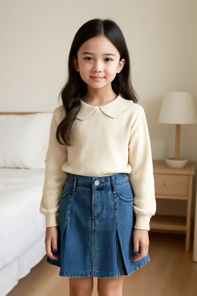 초등학생 치마 세트