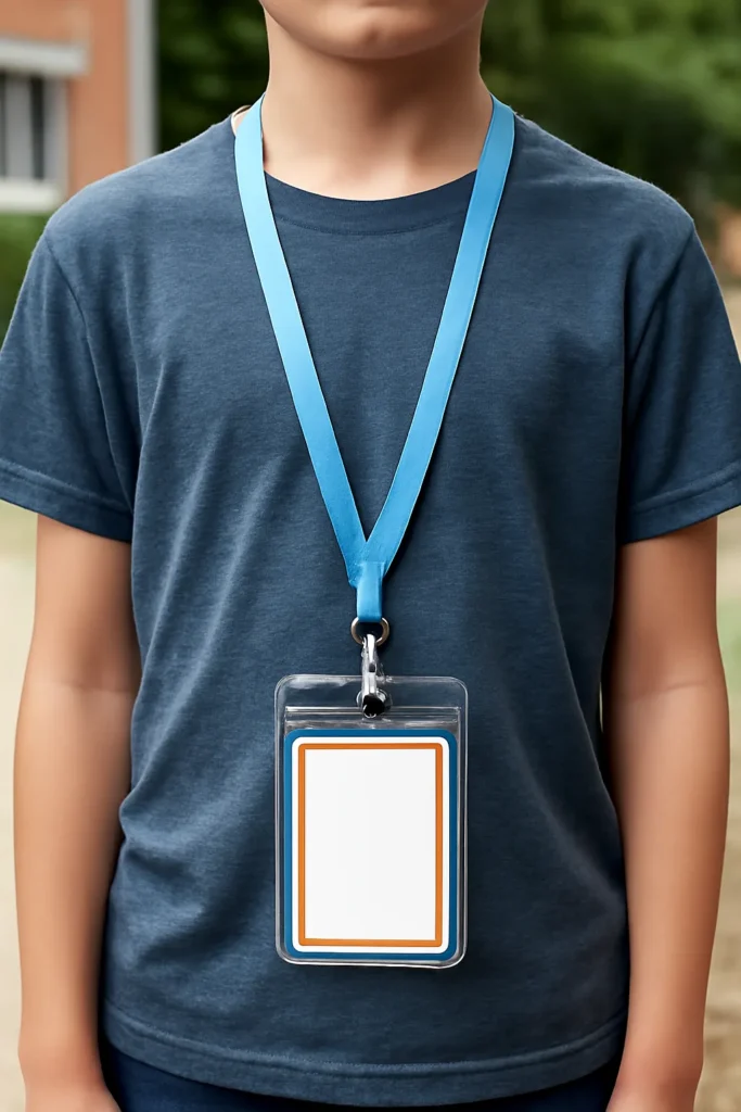 초등학생 카드 목걸이