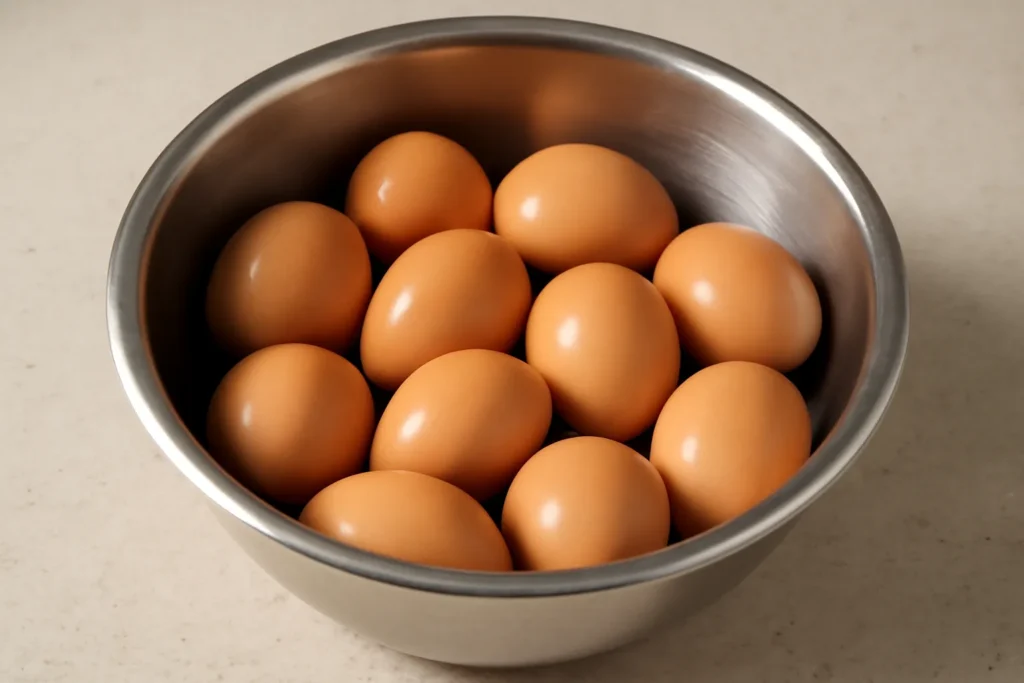 압력솥 구운계란 안깨지게