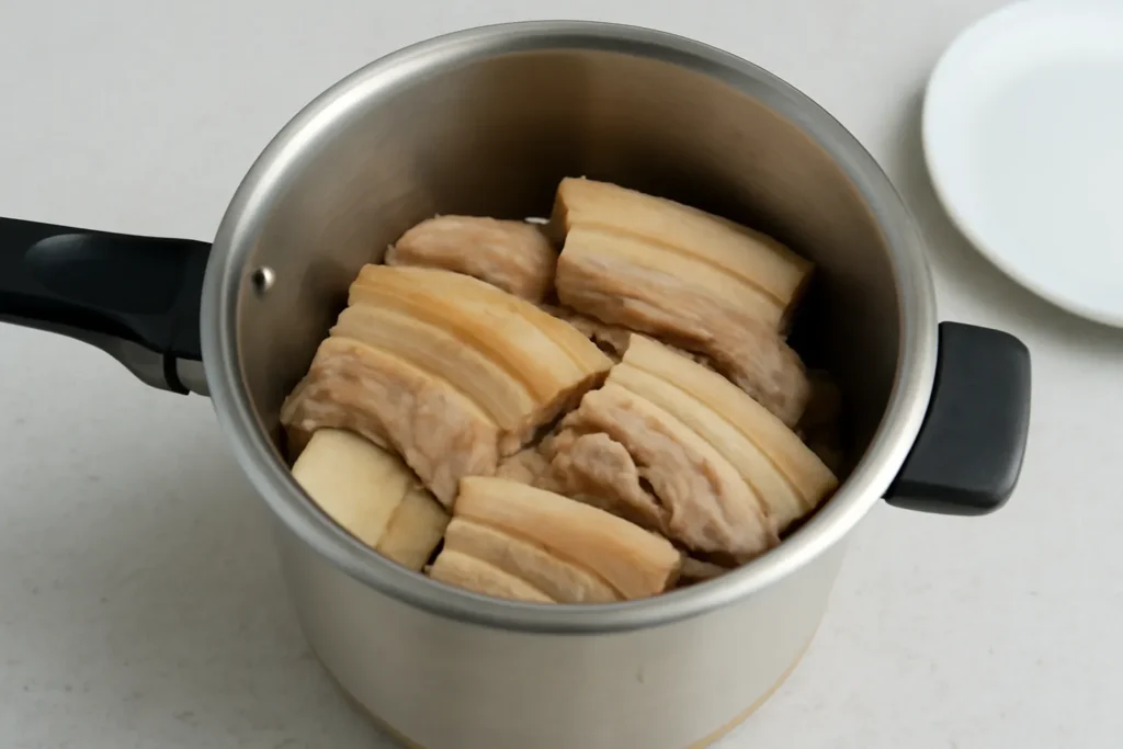 삼겹살 수육 압력솥