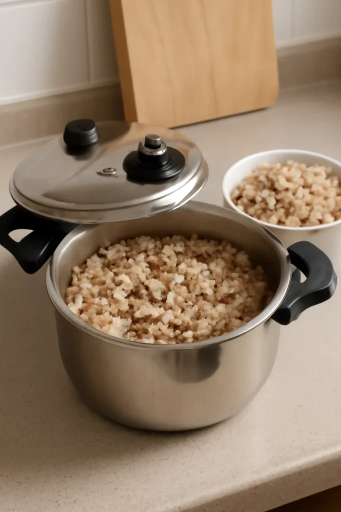 압력솥 밥 하는 법 잡곡밥 만들기