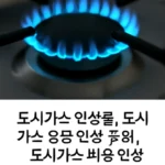 도시가스 인상