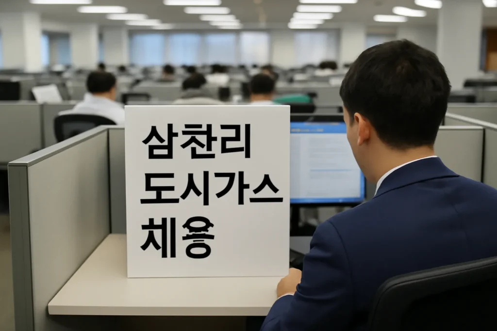 삼천리 도시가스 채용