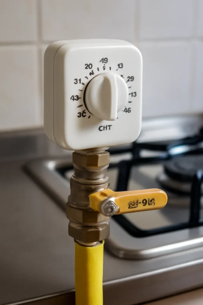 도시가스 타이머 밸브