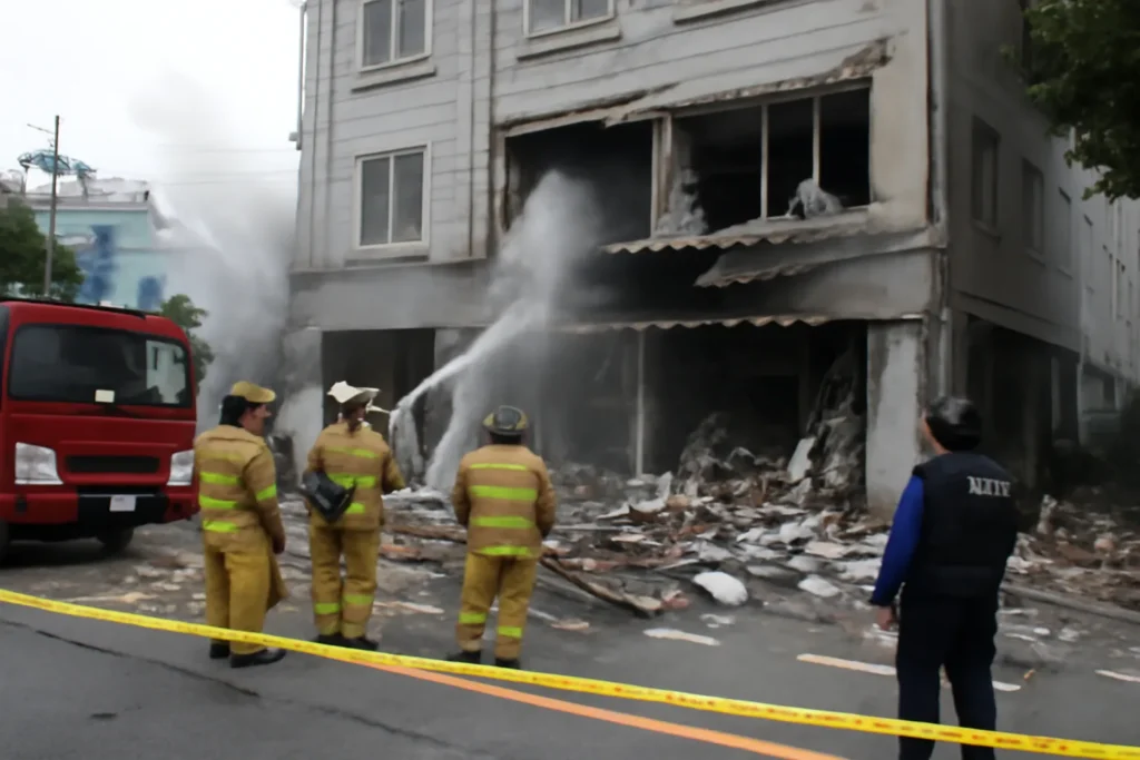 진주 도시가스 폭발