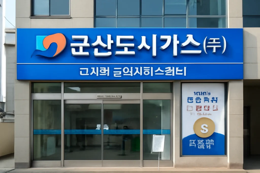 군산 도시가스 3지역고객서비스센터