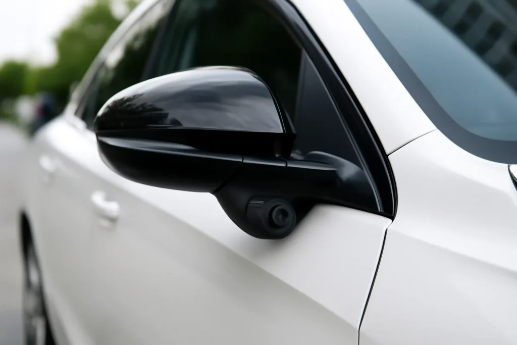 사이드미러 카메라 장착