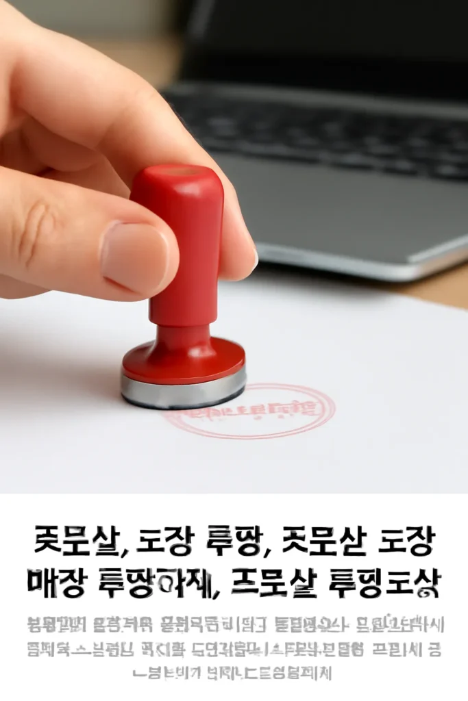 포토샵 도장 투명하게
