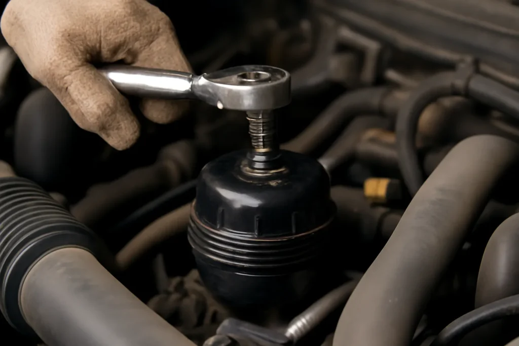 엔진오일 필터 캡