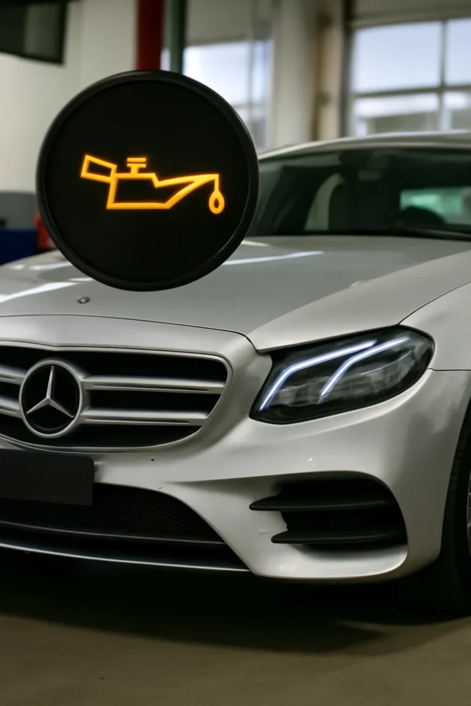 벤츠 e300 엔진오일 경고등