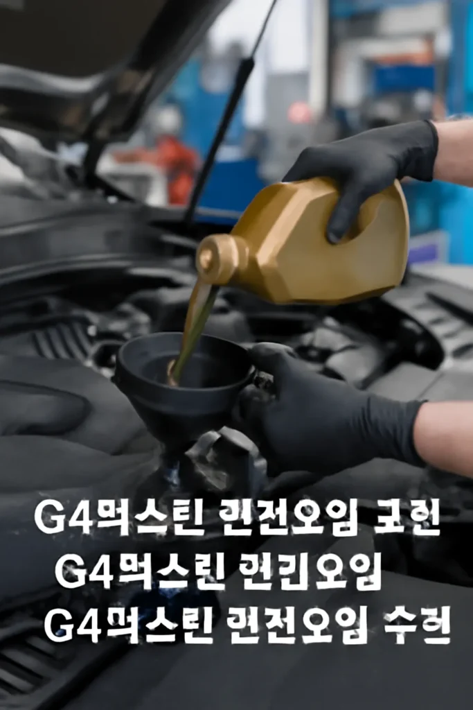g4렉스턴 엔진오일 추천
