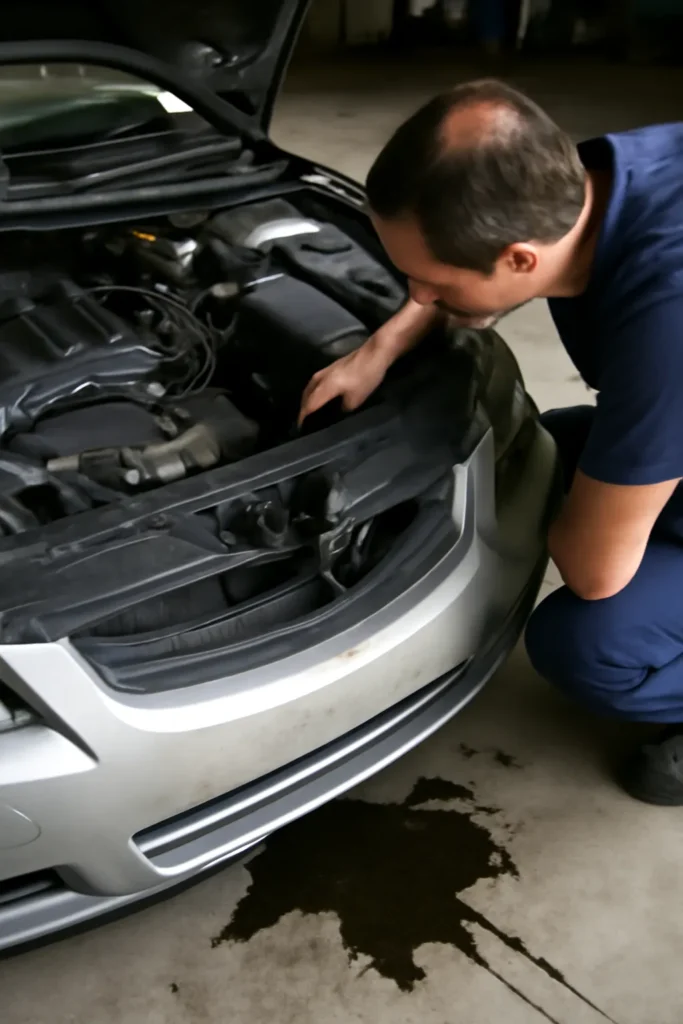 엔진오일 누수 수리 기간