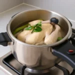 압력솥 닭백숙 시간