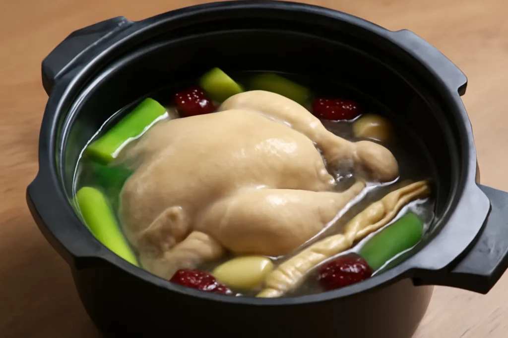 압력솥 백숙 레시피