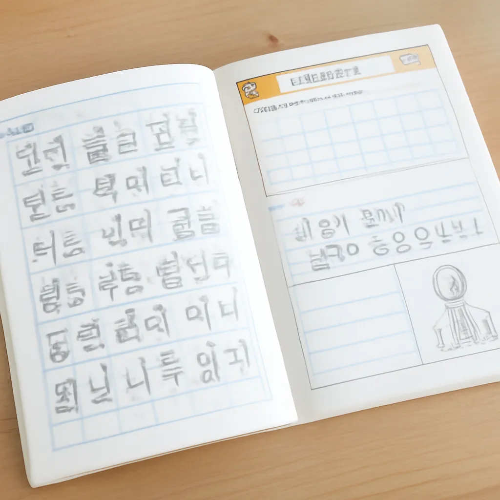 초등학생 30일 글씨 연습장